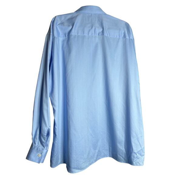 Kenneth Cole Reaction Men’s Size XL Blue Dress Shirt - Picture 4 of 7